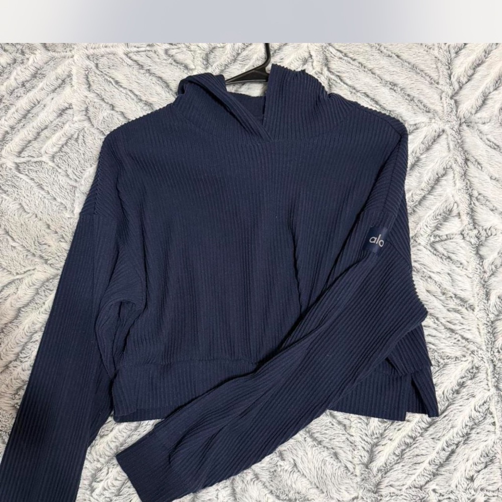 ALO Yoga Navy Hoodie